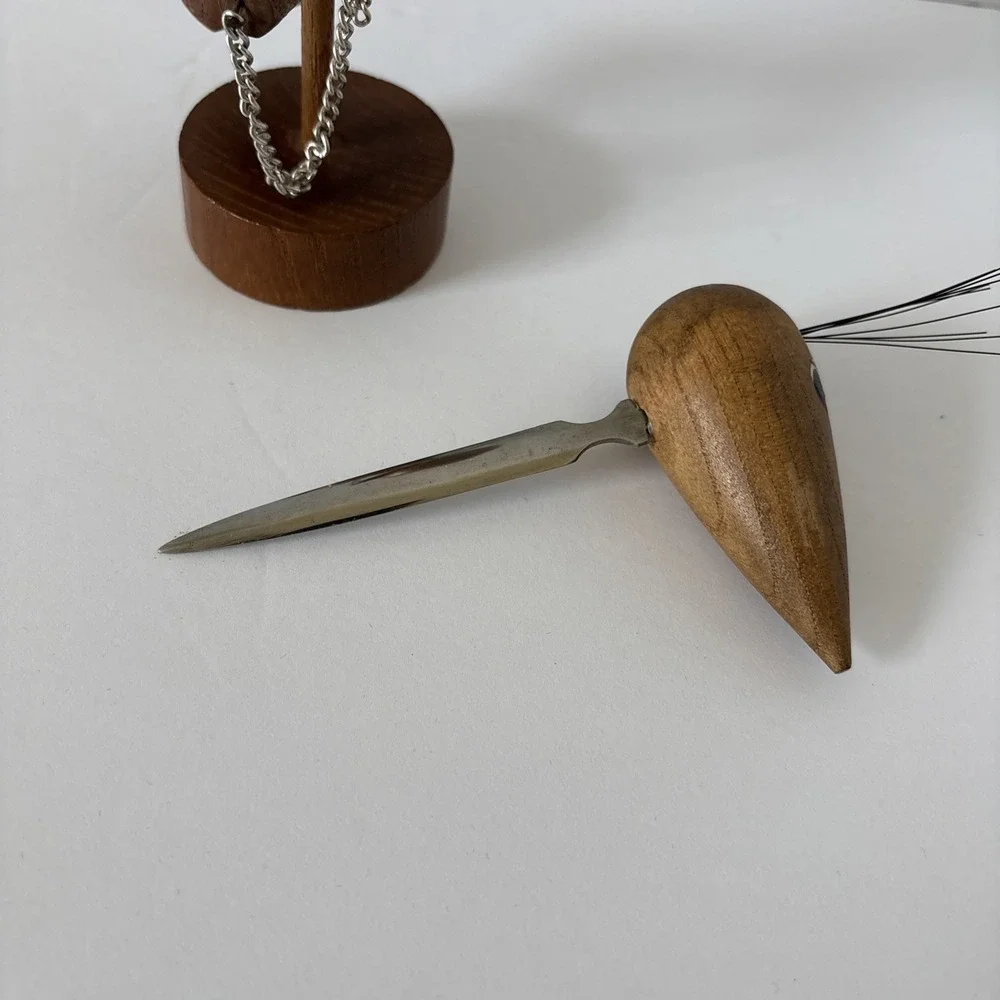 Vintage Japan Mid Century Modern MCM Bird Letter Opener